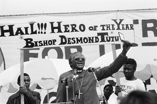 Tutu address a UDF rally