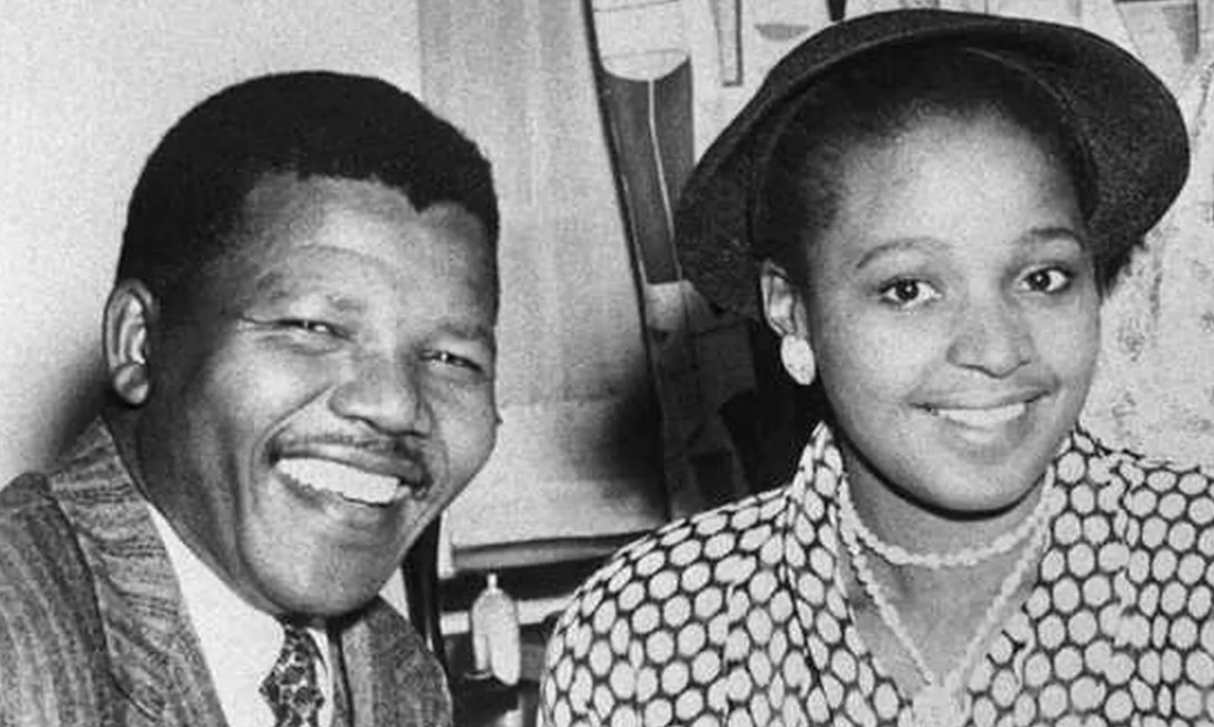  Nelson and Winnie Mandela around the time of their wedding in 1958