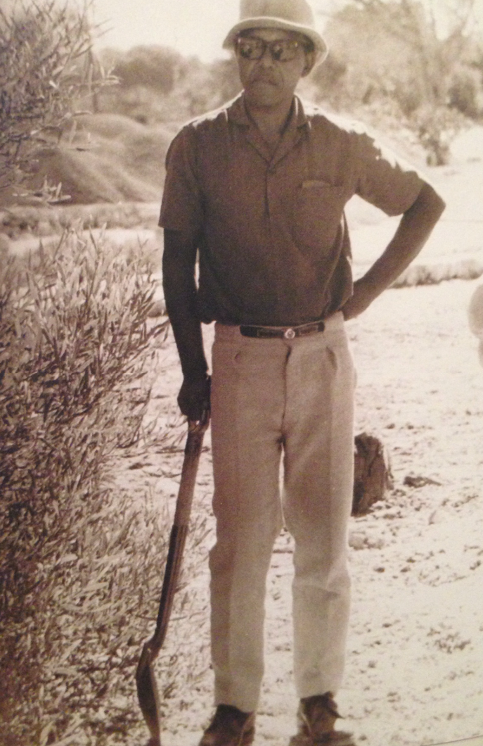 Nelson Mandela takes a break during work at Robben Island prison. Source: The Nelson Mandela Centre of Memory