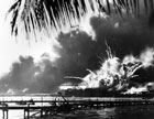 Japanese attack American Naval Forces at Pearl Harbor, Hawaii