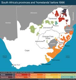 map of homelands