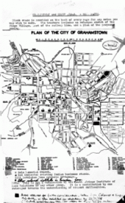 Grahamstown And Group Areas Some Facts South African History Online   Map00000000.037.001.002.thumb  