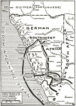 Map South West Africa