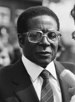 Mugabe in 1980. Photo via Wikimedia Commons