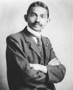 Mahatma Gandhi as a lawyer in South Africa circa 1905