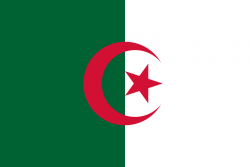 Flag of Algeria.