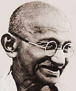 Mohandas Karamchand Gandhi portrait