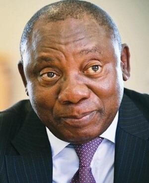 Cyril Matamela Ramaphosa portrait