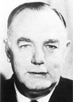 B J Vorster [John Vorster] portrait