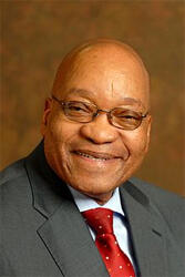 Jacob Gedleyihlekisa Zuma portrait