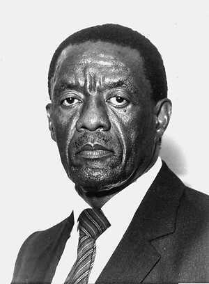 Lucas Manyane Mangope portrait