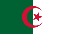 Flag of Algeria.