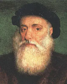 Explorer and navigator Vasco da Gama completes his voyage round the Cape of Good Hope to India