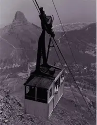 The Table Mountain cableway, one of the biggest tourist attractions in Cape Town, is inaugurated