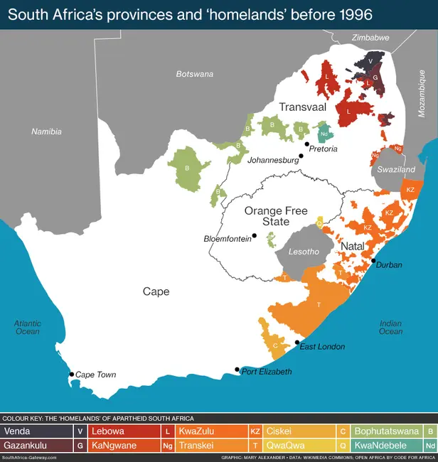 SA President P.W Botha meets with leaders of independent homelands