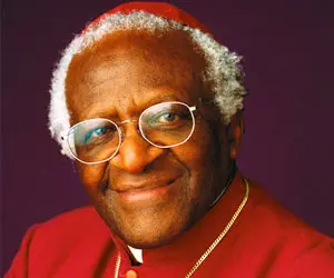 Archbishop Mpilo Desmond Tutu, chairman of the Truth and Reconciliation Commission, is born in Klerksdorp, Transvaal