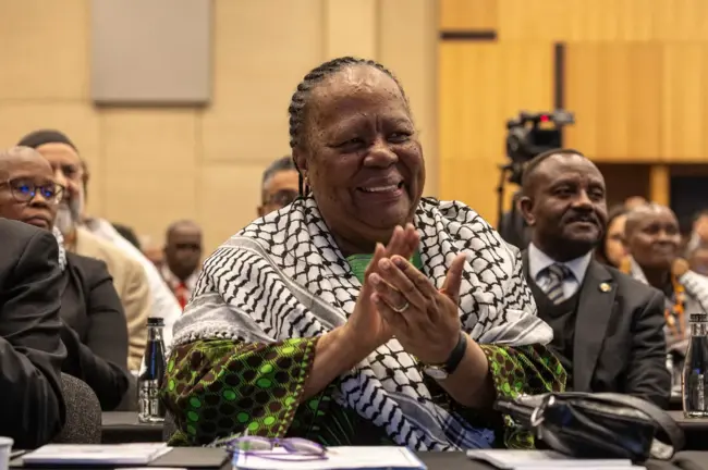 Grace Naledi Mandisa Pandor, SA minister of education since 2004, is born in Durban