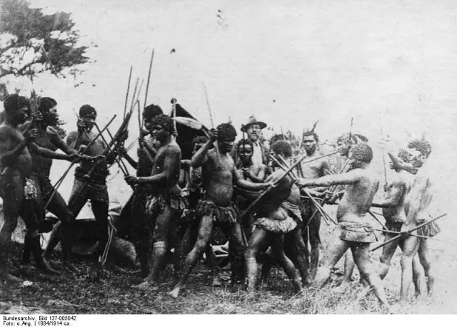 Herero people defeat German Forces