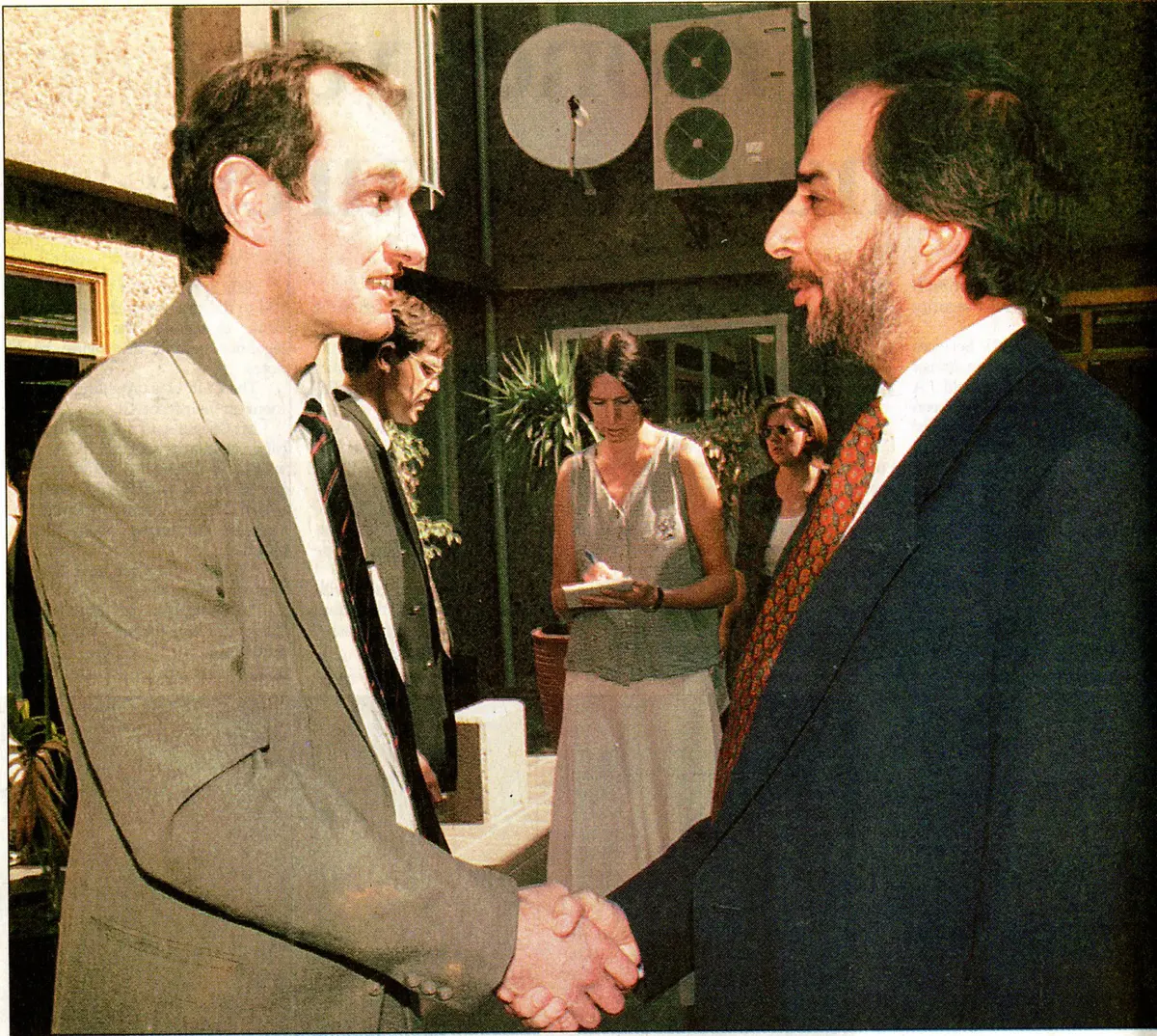 SA Air Force operation, Rashid with Neville Clarence, Independent Media, date unknown