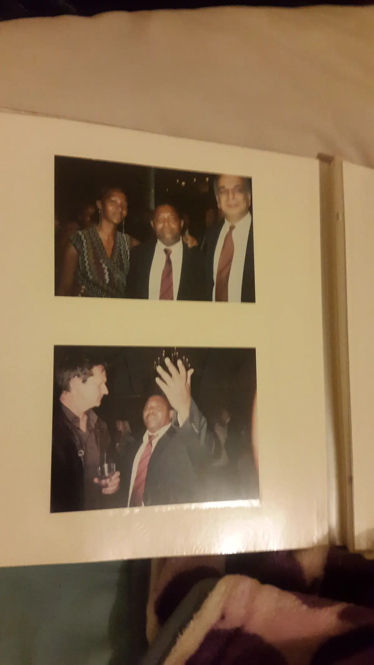 Chamusso with Rashid at premiere of Catch a Fire