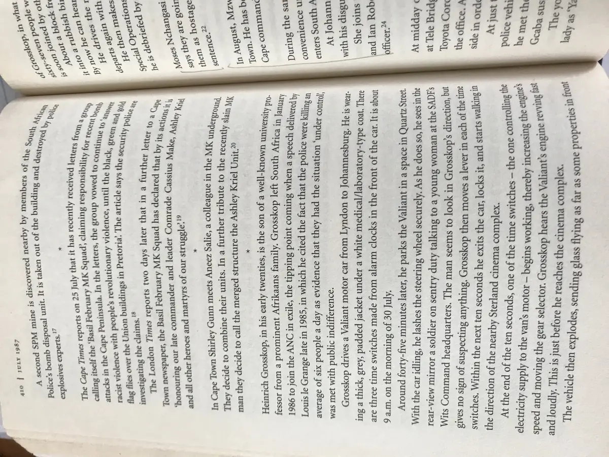 Umkhonto we Sizwe by Thula Simpson, p 410, Penguin Random House, 2016