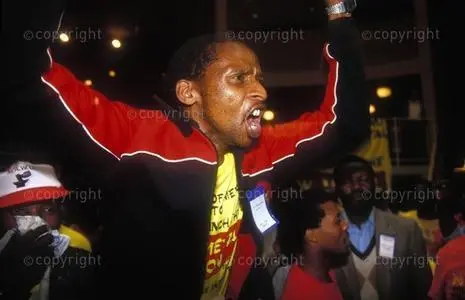 South Africa, Durban, 1986: A COSATU - Congress Of South Africa Trade Unions rally, Political, goverment.