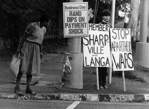 Black Sash Protests, Johannesburg, 1988