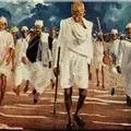 Gandhi and his followers