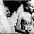 Gandhiji and his wife