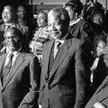 The 1991 ANC Conference held in Durban with Nelson Mandela and Oliver Tambo