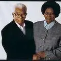 A portrait of Albertina and Walter Sisulu taken in the 1990s.