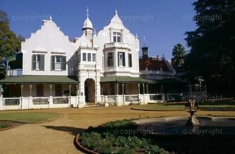 Melrose House, where the Treaty of Vereeniging was signed, ending the Second Anglo Boer War. 