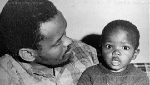 Steve Biko and son