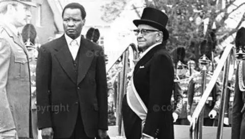 Kaiser Matanzima and Dr Nico Diedrichs