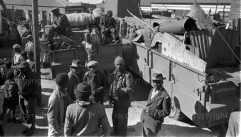 Sophiatown residents during the removals