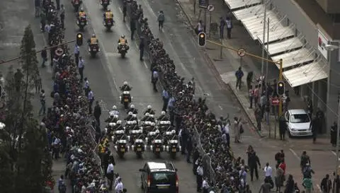 Mandela Procession