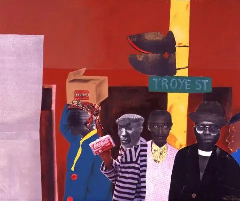 The Preacher by Sam Nhlengethwa