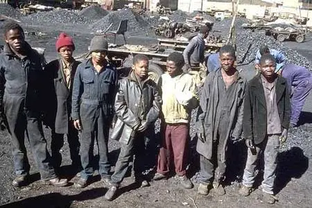 Young coal miners in South Africa