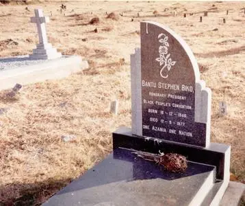 Tombstone of Bantu Stephen Biko
