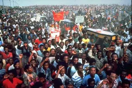 Funeral of activists in Uitenhage