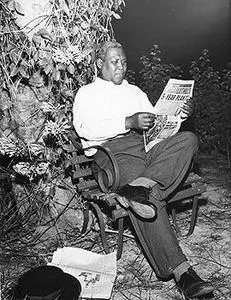 Luthuli relaxing at home