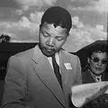 Nelson Mandela with Ruth First at the ANC Congress