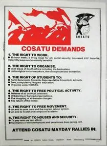 COSATU Demands 1987