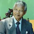 Nelson Mandela the day after his release from prison, 12 February, 1990