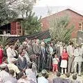 Crowds gathered outside No. 8115 Ngakane Road, Orlando West
