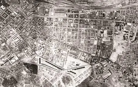 Historical aerial photo District Six