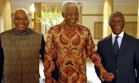 Jacob Zuma, Nelson Mandela and Thabo Mbeki