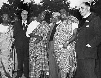 C. Baeta, J. Mackay, K. Nkrumah, Z. R. Mahabane, P. K. Dagadu, F. Audeh, 1958 