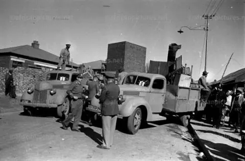 The first sixty families in Sophiatown have been given orders to leave their houses