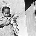 Kid and dog